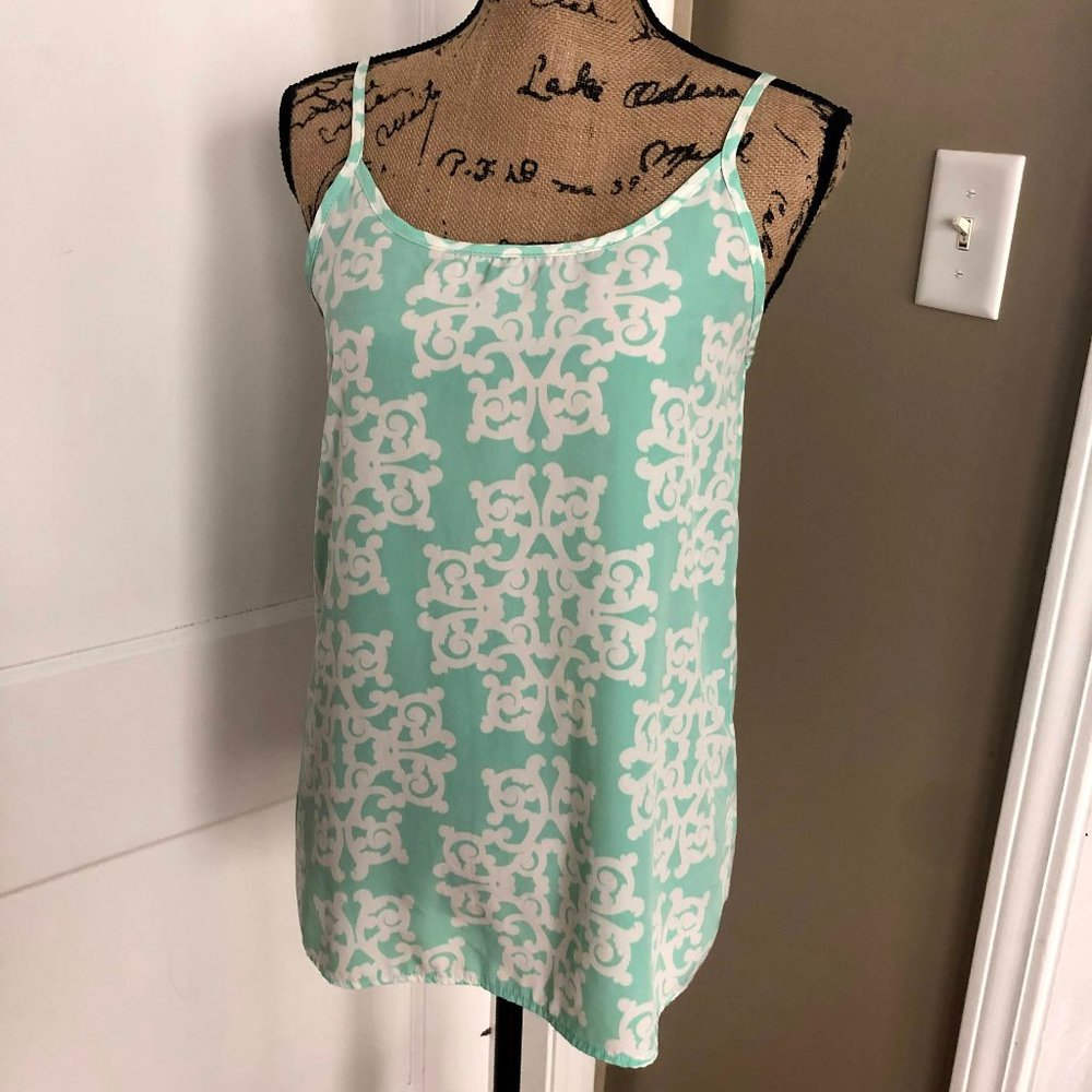 Spaghetti Strap Shirt with Back Bow